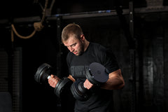 Stealth Equipment Black Edition 41.5kg Adjustable Dumbbells (Pair)