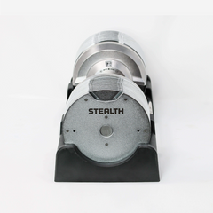 Mancuernas Ajustables Stealth 41,5 kg (Par) - Edición Cromadas + Soporte para Mancuernas Ajustables STEALTH de alta resistencia