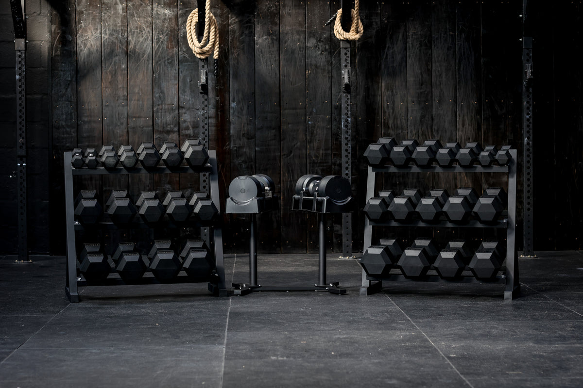 Mancuernas Ajustables Stealth 41,5kg - Black Edition
