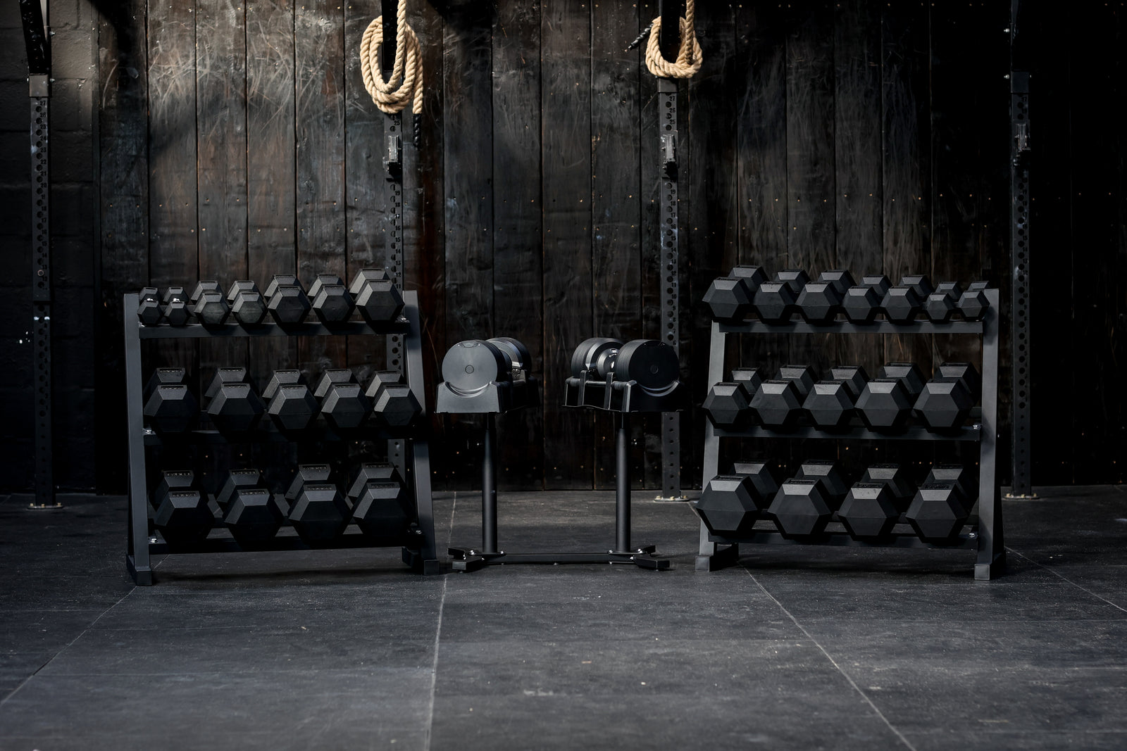 Mancuernas Ajustables Stealth 41,5kg - Black Edition