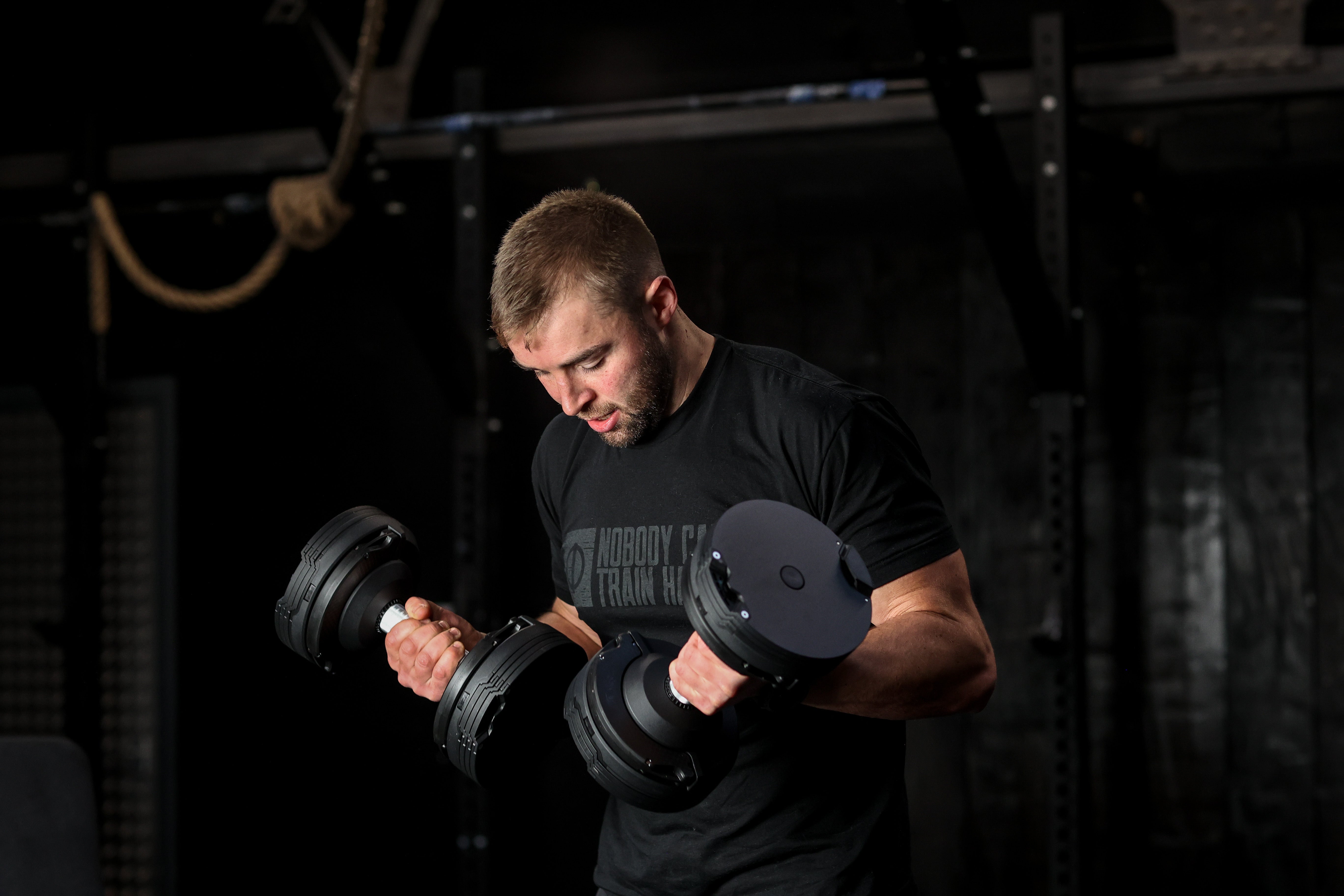 Mancuernas ajustables Stealth Equipment Black Edition de 41,5 kg (par)