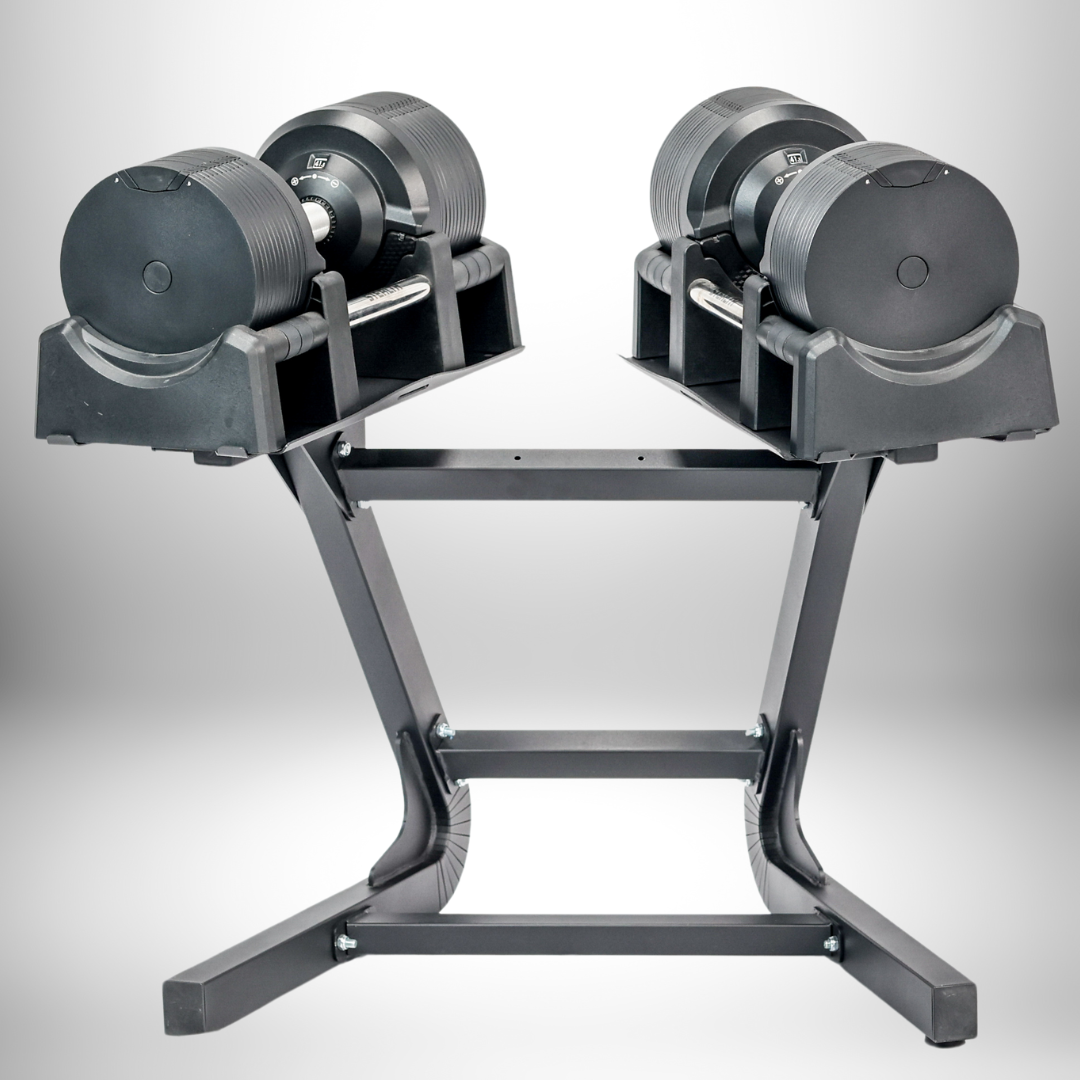 Stealth Equipment Black Edition 41.5kg Adjustable Dumbbells (Pair)