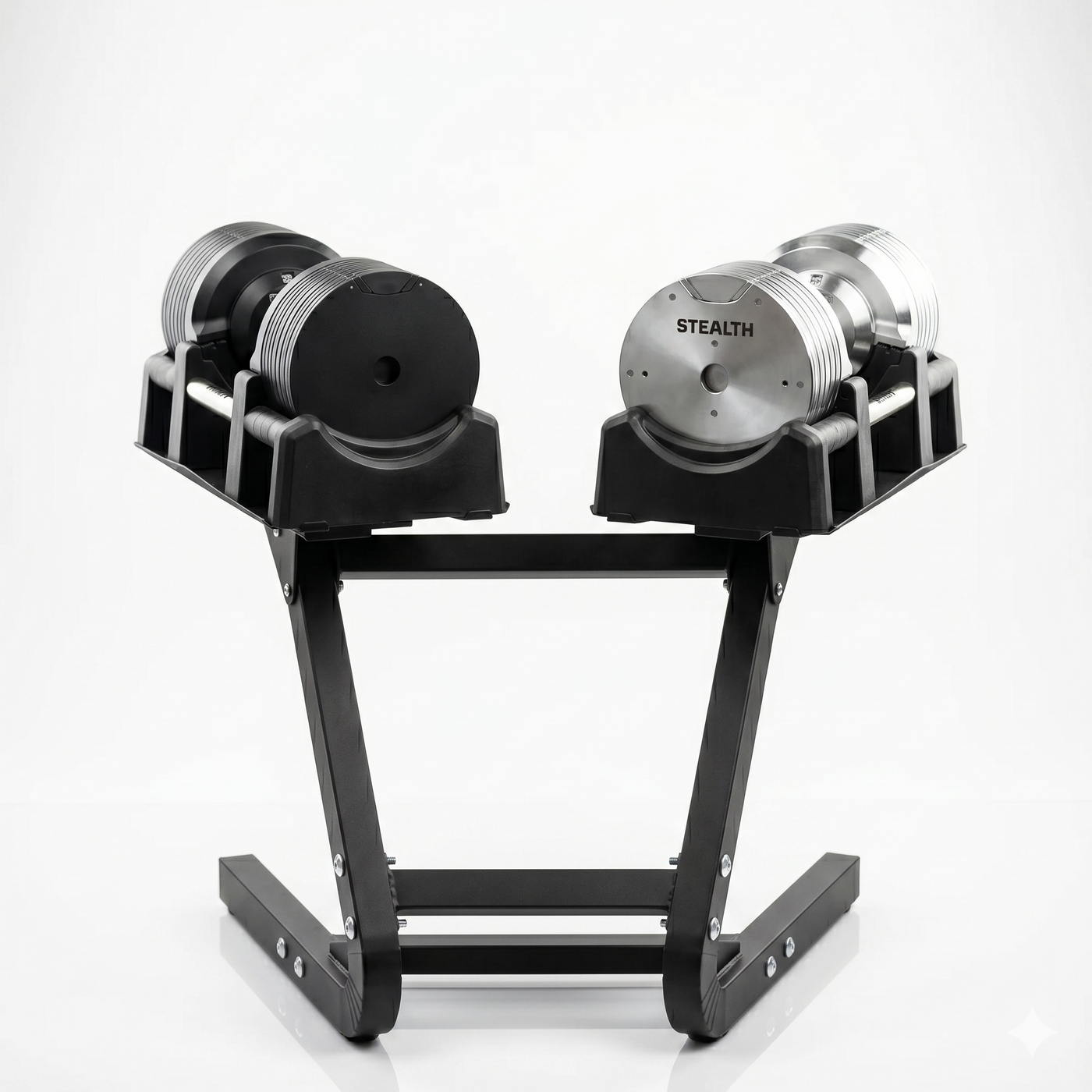 Stealth Equipment Black Edition 41.5kg Adjustable Dumbbells (Pair)