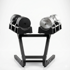 Stealth Equipment Black Edition 41.5kg Adjustable Dumbbells (Pair)