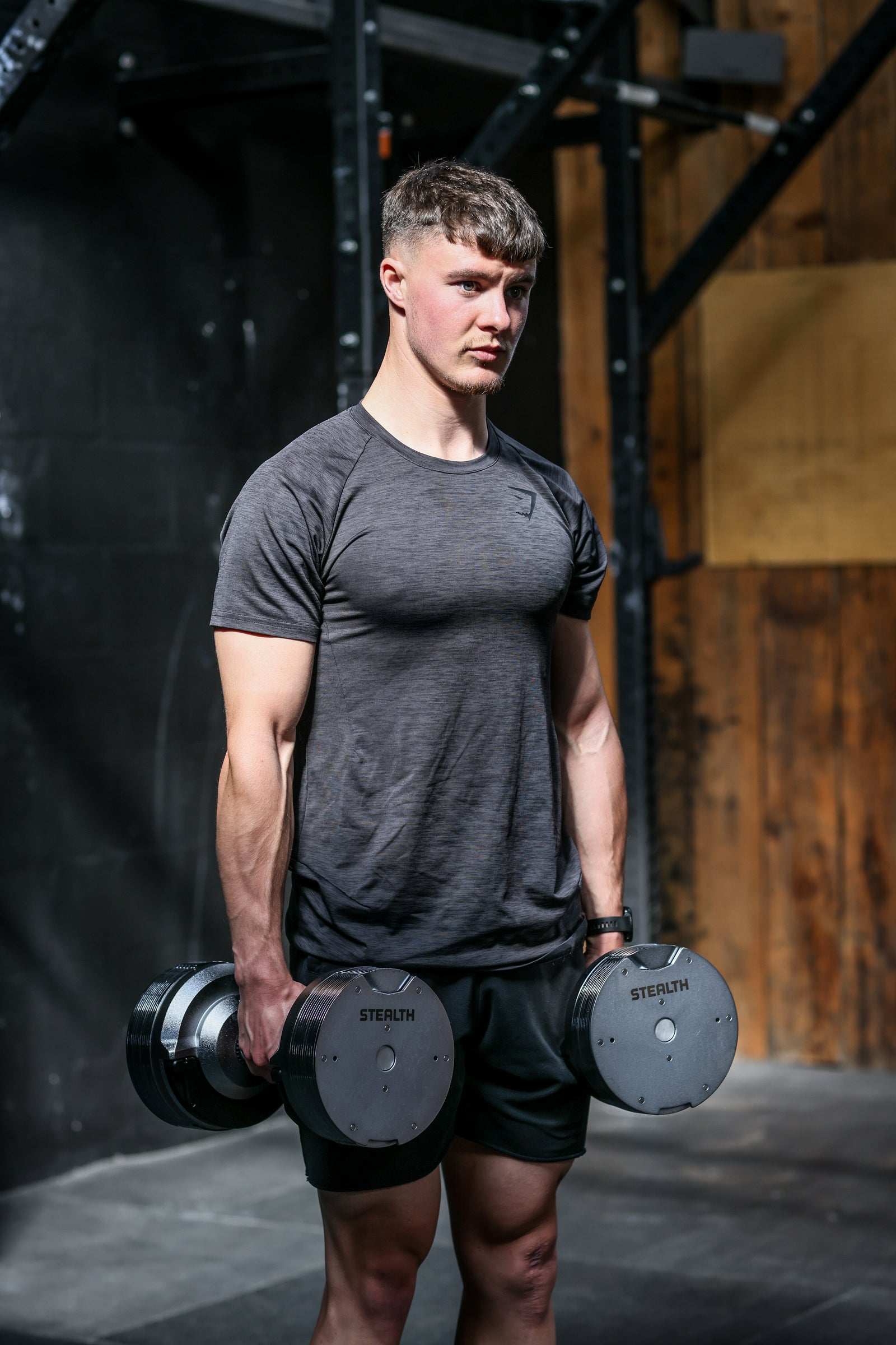 Premium Stealth Adjustable Dumbbells 41.5 kg - Chrome Edition (Pair) 